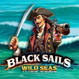 Black Sails Wild Seas logo by Infinity Dragon Studios Rollxo Casino