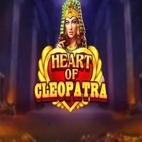 Heart of Cleopatra slot logo by Pragmatic Play at Rollxo Casino