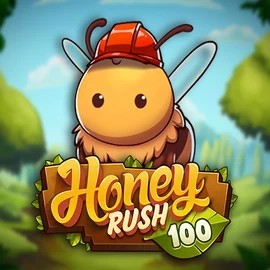 Honey Rush 100 by Play'n GO, showcased at rollxo-casino.ca – game logo