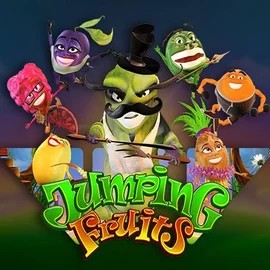 Jumping Fruits logo by Wazdan Rollxo Casino