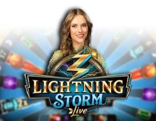 Lightning Storm slot visual from Evolution available on rollxo-casino.ca