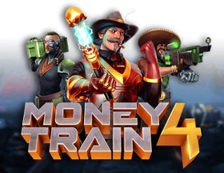 Official Slots logo: Money Train 4 by Relax Gaming at Rollxo Casino