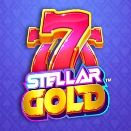 Stellar Gold online game logo by Snowborn Games on rollxo-casino.ca