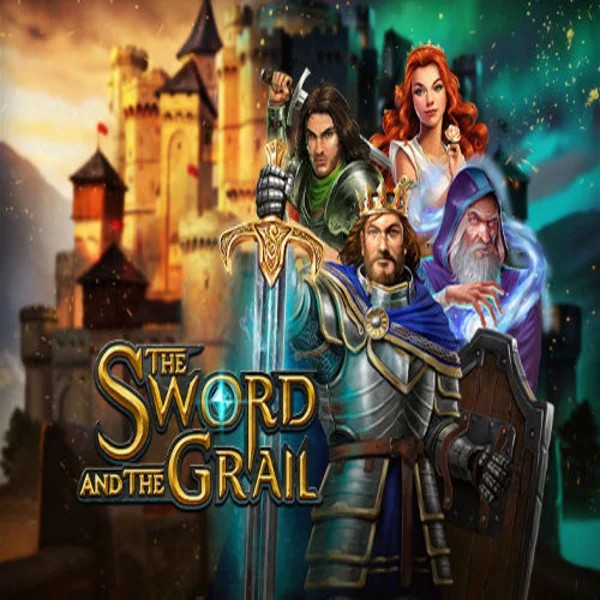Official Slots logo: The Sword and the Grail by Play'n GO at Rollxo Casino